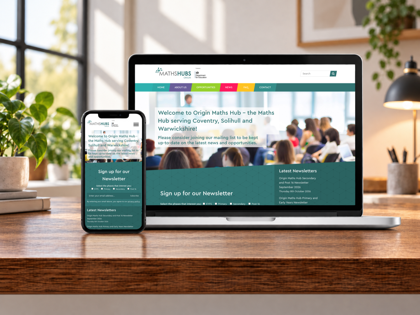 Origin Maths Hub