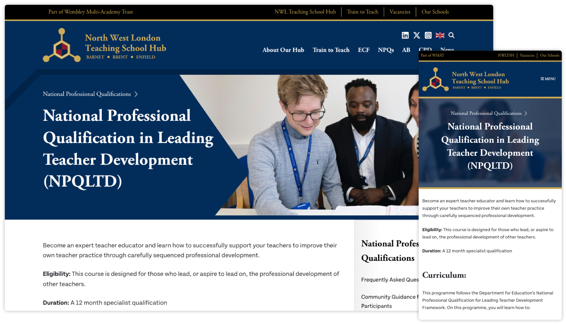 National Professional Qualifications Homepage